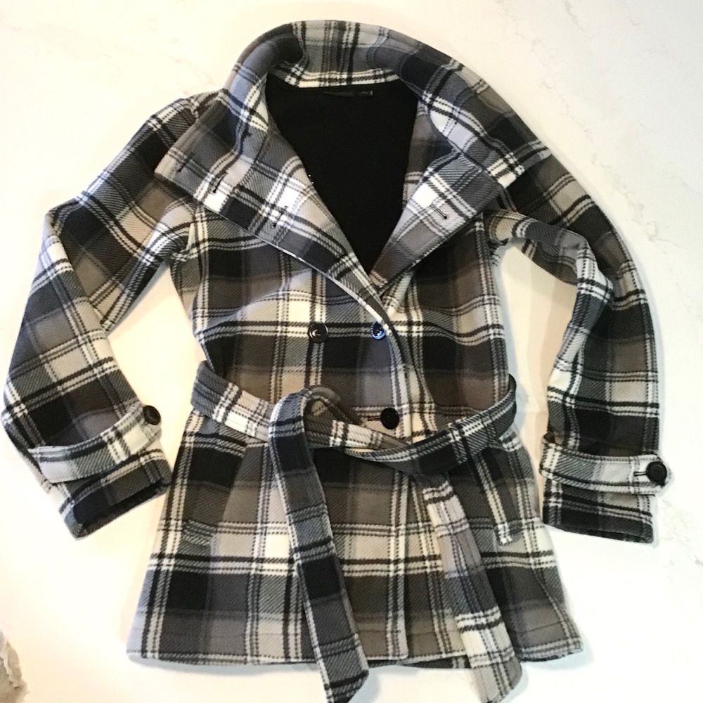 Double Breasted Belted Jacket - image 3